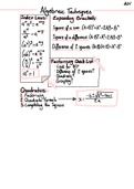 COMPLETE YR11/PRELIM  CLASS NOTES - ADV and EXT 1 MATHEMATICS