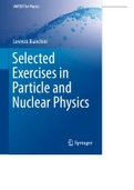 Selected  Exercises in  Particle and  Nuclear Physics