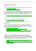 BIOS 390 – Molecular Biology Week 1 Quiz Study Guide