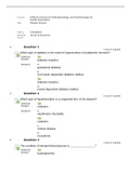 HIM 2214 / HIM2214 Mod4 Quiz Section 3 Pathophysiology and Pharmacology for Health Information