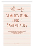 Samenvatting Blok 1 Gezondheid & Blok 2 Samenleving