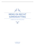 Samenvatting Mens en Recht, ISBN: 9789001593230  Mens En Recht 2