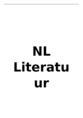 Samenvatting Laagland literatuur cursus 1 + 2 4 havo 