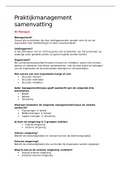 Samenvatting  Praktijkmanagement / Management