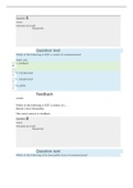 COM 101 Topic 4 Nonverbal Communication Quiz 1 (Straighterline)