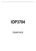 IOP3704 EXAM PACK 2022