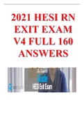 2021 HESI RN EXIT EXAM V1, V2, V3, V4, V5, V6, V7, V8, V9 and V10  Latest Questions and Answers with Explanations, All Correct Study Guide, Download to Score A