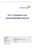 Evl 3.1 Signaleren van maatschappelijke factoren deeltijd AD sociaal werk social work 