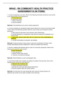 NR442 - RN COMMUNITY HEALTH PRACTICE ASSESSMENT B (50 ITEMS)