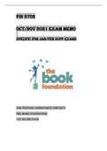 Exam (elaborations) FIN3702 - Working Capital Management (FIN3702) NOV 2021 EXAM MEMO 