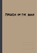 THE PENGUIN ON THE BEACH- Ruth Miller (annotated)