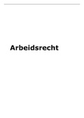 Samenvatting Arbeidsrecht