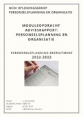 NCOI Moduleopdracht Personeelsplanning en Organisatie - SPP methodiek - Geslaagd Jan. 2022 (8,5 zie screenshot) 