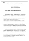 FINAL week 5 Assignment.docx  1  BUS318  Week 5: Assignment- Locke and Lathams Goal Setting Theory  BUS318 Organizational Behavior University of Arizona Global Campus   Week 5: Assignment- Locke and Lathams Goal Setting Theory  Edwin Locke and  Gary Latha