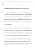 ECA 400 Week 4 Assignment.docx  ECA 400  Week 4 Assignment:  Getting to Know Your Role  ECA 400 Building, Maintaining and Leading Early Childhood Education Programs  Planning and thinking of your dream career may take a big imagination but being able to s