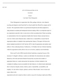 ACC618  WK6 Assignment  ACC 618  ACC 618 Professional Ethics for the   Accountant  Week 6  Case Study: Waste Management  Waste Management an organization that offers garbage collection, waste disposal, recycling and dumpster rental found itself in a fraud