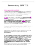 Samenvatting Inleiding Staats- En Bestuursrecht (SBRP)