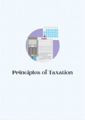 Principles of Taxation Complete Summary (MBA BP - 2021)