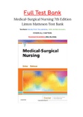 Medical Surgical Nursing 7th Edition Linton Test Bank