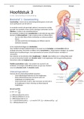 Samenvatting  Biologie voor jou 6 vwo, thema 3; gaswisseling en uitscheiding 