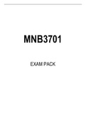 MNB3701 EXAM PACK 2022