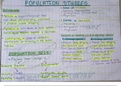 IEB Life Science: Population Studies Notes