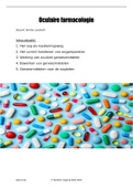 SAMENVATTING OCULAIRE FARMACOLOGIE - OOGZORG