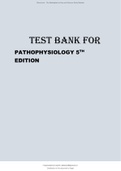 Test bank for understanding pathophysiology 5th edition by huether test bank.