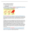 Aardrijkskunde wonen in Nederland havo samenvatting hoofdstuk 4! EXAMENSTOF!!