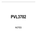 PVL3702 Summarised Study Notes