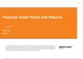 Lecture Note 1 topic VaR: Financial Asset Prices and Return 