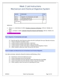 BIOS 256 Week 2 Lab: Mechanical and Chemical Digestive System (RATED A)