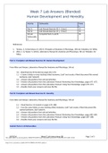 BIOS 256 Week 7 Lab: Human Development and Heredity (A GUARANTEED) <100% CORRECT> GRADED A+ | LATEST SOLUTIONS |