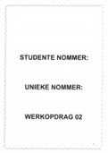 AFK1502- Afrikaans Werksopdrag 2 Marked