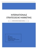 OE33B Internationale Strategische Marketing (Business studies, jaar 2, Cijfer: 8,2)