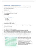Aantekeningen hoorcollege groei en ontwikkeling