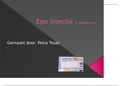 Powerpoint presentatie Epo spuiten