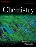 Test Bank For AP Chemistry Zumdahl 9th edition