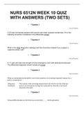   NURS 6512N > Week 10; Advanced Health Assessment Head To Toe Assessment Study Guide.