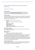 Summary Management Accounting RUG 