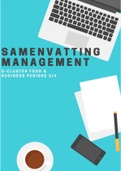 Samenvatting Management D-cluster 