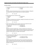 Advanced Pathophysiology Test Bank Questions and Answers 