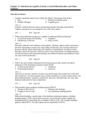 Advanced Pathophysiology Test Bank Questions and Answers 