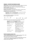 Restriction endonucleases