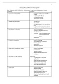 Ehb Samenvatting Human Resource Management (HRM) - 2021/2022