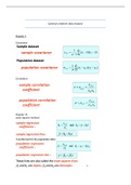 Summary midterm Data-Analyse