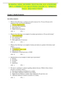 NURSING MISC DUNPHY TEST BANK ALL ANSWERS 100% CORRECT GUARANTEED GRADE A+ ‘SPRING FALL- 2022 SOLUTION’