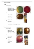 Visueel overzicht geziene bacteriën labo