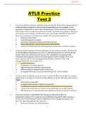 ATLS PRACTICE TEST 2 2021 UPDATE(100%guaranteed)