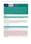BIOCHEM C785 2nd OA Readiness Check_Biochemistry Readiness Check Questions and Answers.